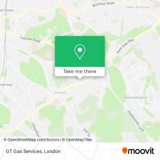 GT Gas Services map