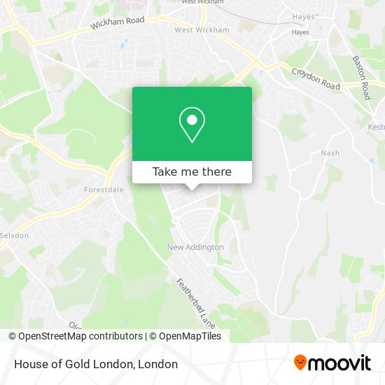 House of Gold London map