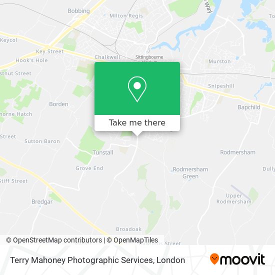 Terry Mahoney Photographic Services map