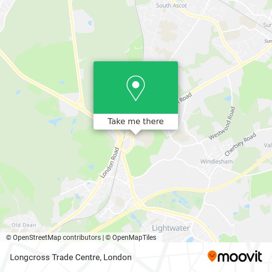 Longcross Trade Centre map