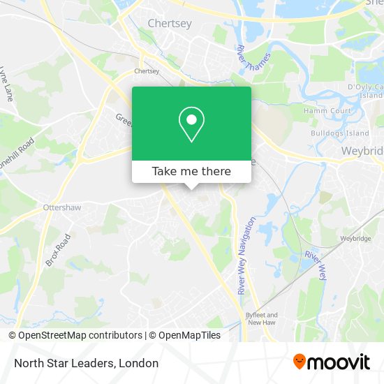 North Star Leaders map