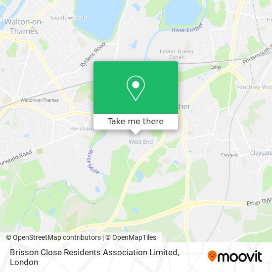 Brisson Close Residents Association Limited map