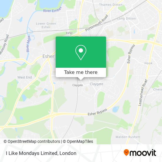 I Like Mondays Limited map