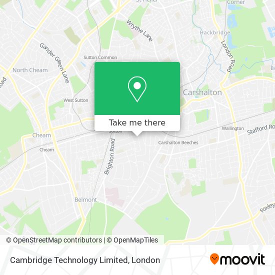 Cambridge Technology Limited map