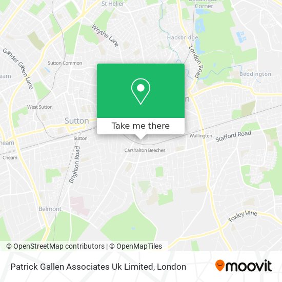 Patrick Gallen Associates Uk Limited map