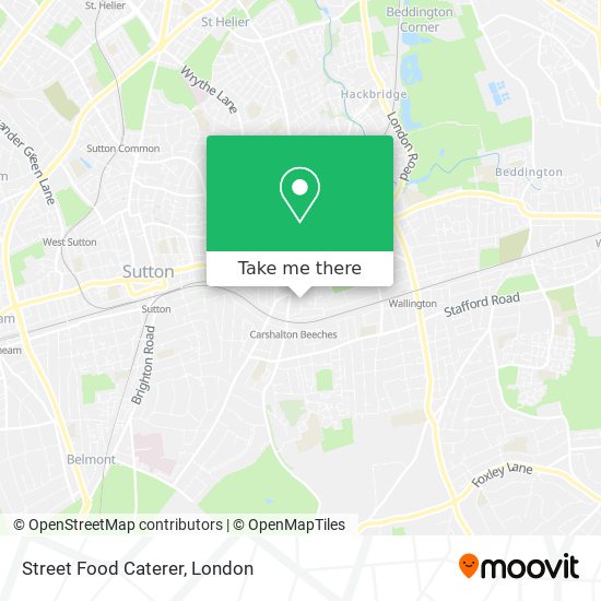 Street Food Caterer map