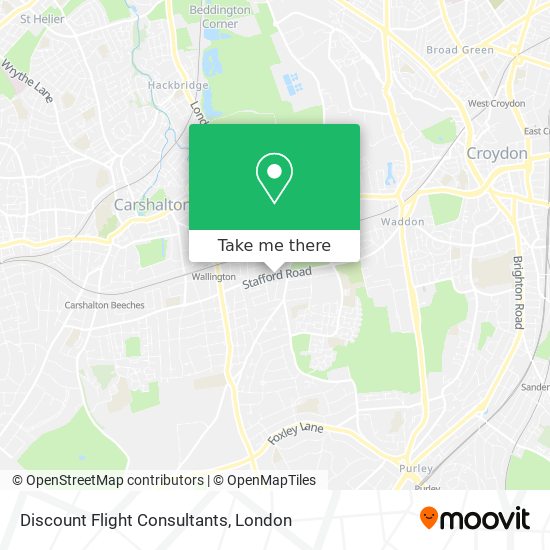 Discount Flight Consultants map