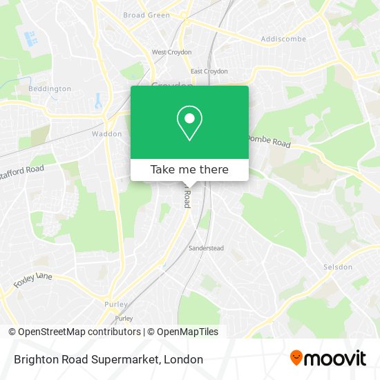 Brighton Road Supermarket map