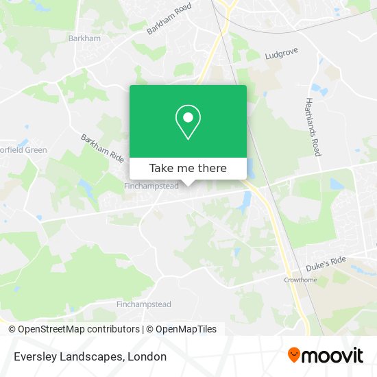 Eversley Landscapes map