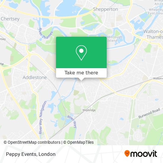 Peppy Events map