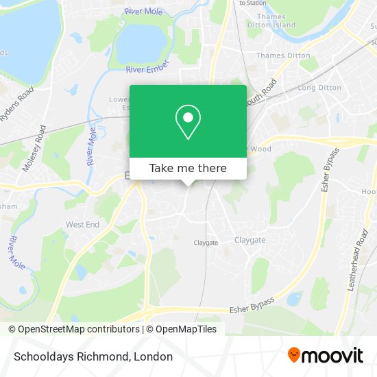Schooldays Richmond map