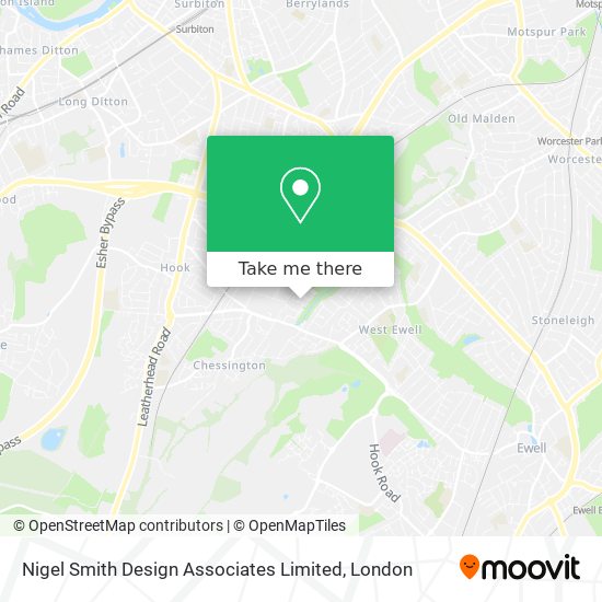 Nigel Smith Design Associates Limited map