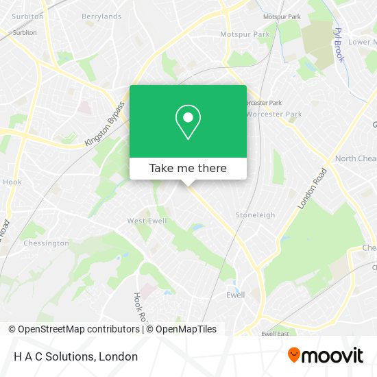 H A C Solutions map