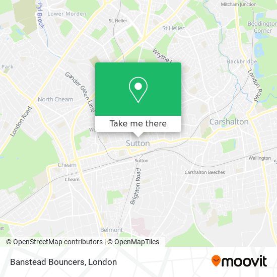 Banstead Bouncers map