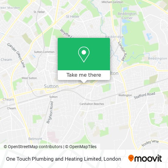 One Touch Plumbing and Heating Limited map