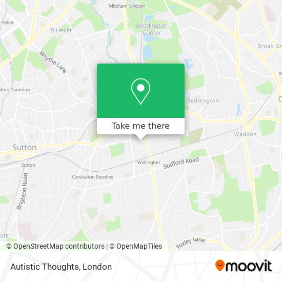 Autistic Thoughts map
