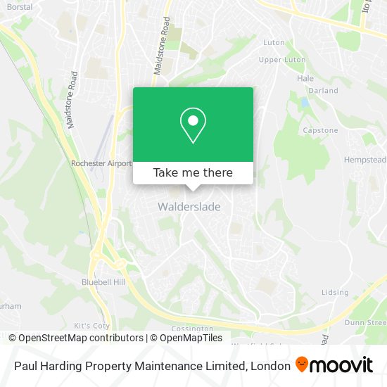 Paul Harding Property Maintenance Limited map