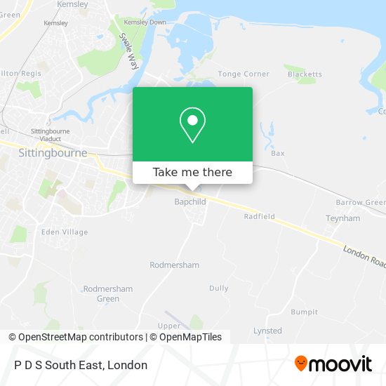 P D S South East map