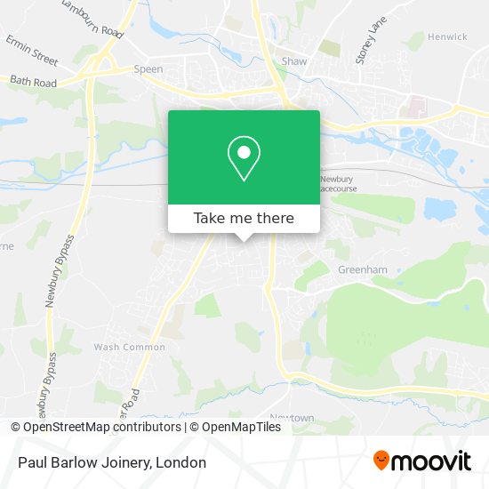Paul Barlow Joinery map