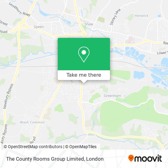 The County Rooms Group Limited map