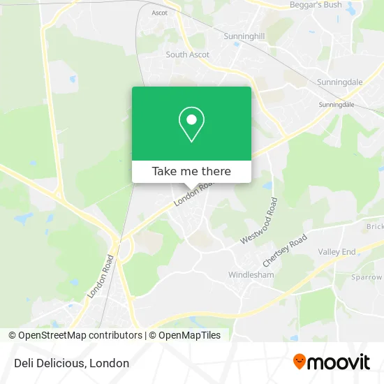 Deli Delicious map