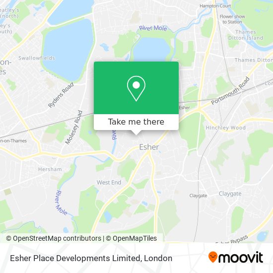Esher Place Developments Limited map