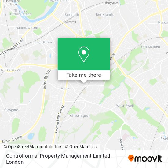 Controlformal Property Management Limited map