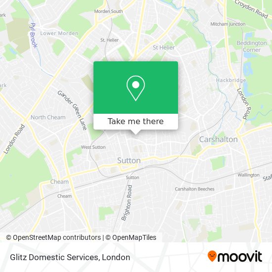 Glitz Domestic Services map