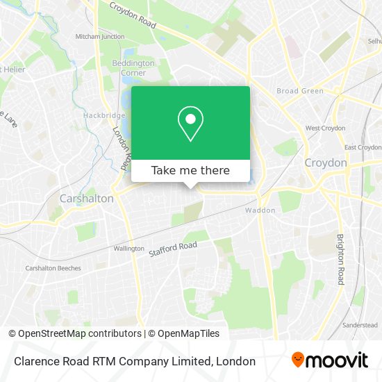 Clarence Road RTM Company Limited map