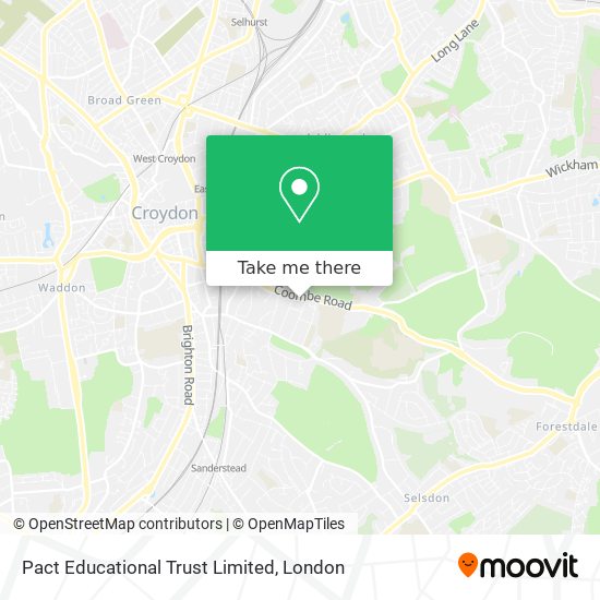 Pact Educational Trust Limited map