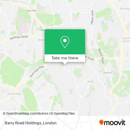 Barry Road Holdings map