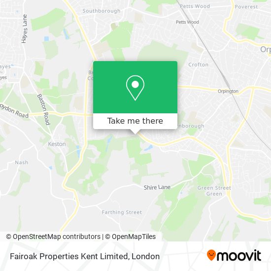 Fairoak Properties Kent Limited map