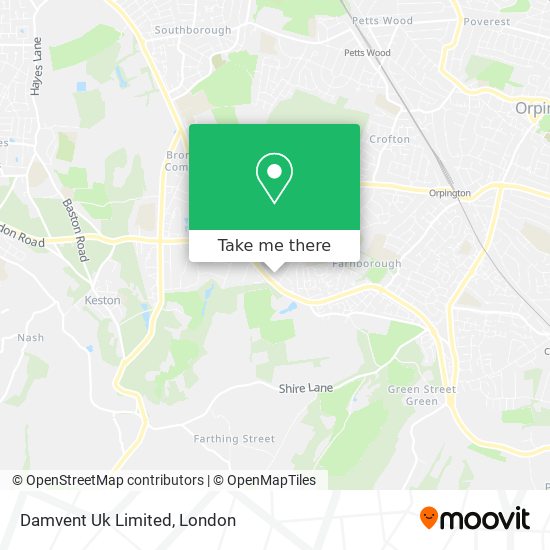 Damvent Uk Limited map