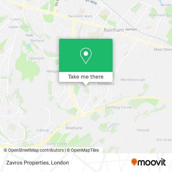 Zavros Properties map