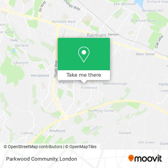 Parkwood Community map