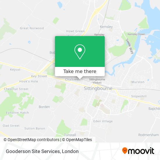 Gooderson Site Services map