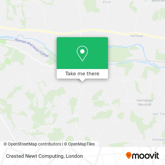 Crested Newt Computing map