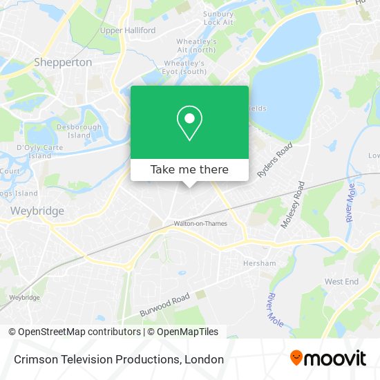 Crimson Television Productions map