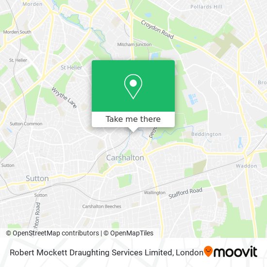 Robert Mockett Draughting Services Limited map