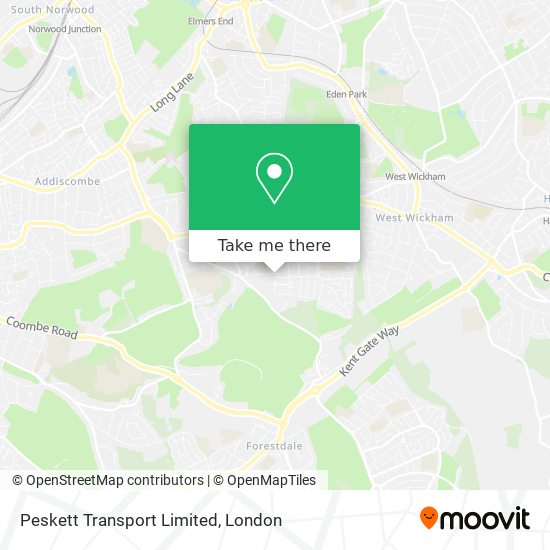 Peskett Transport Limited map