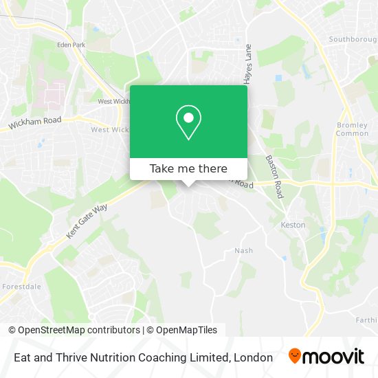 Eat and Thrive Nutrition Coaching Limited map