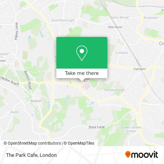 The Park Cafe map