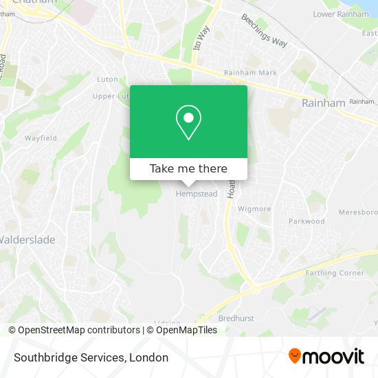 Southbridge Services map