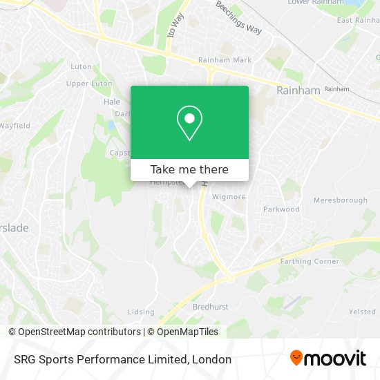 SRG Sports Performance Limited map