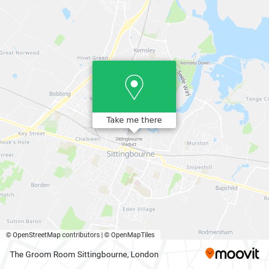 The Groom Room Sittingbourne map