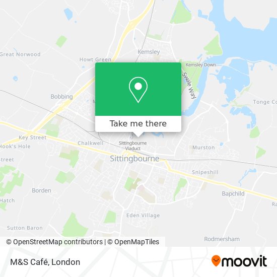 M&S Café map