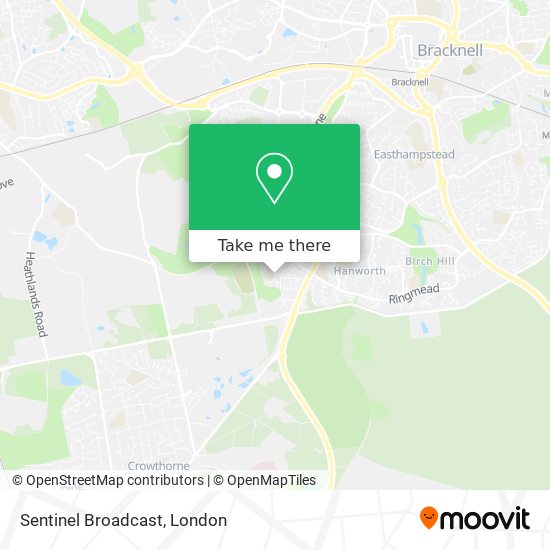 Sentinel Broadcast map