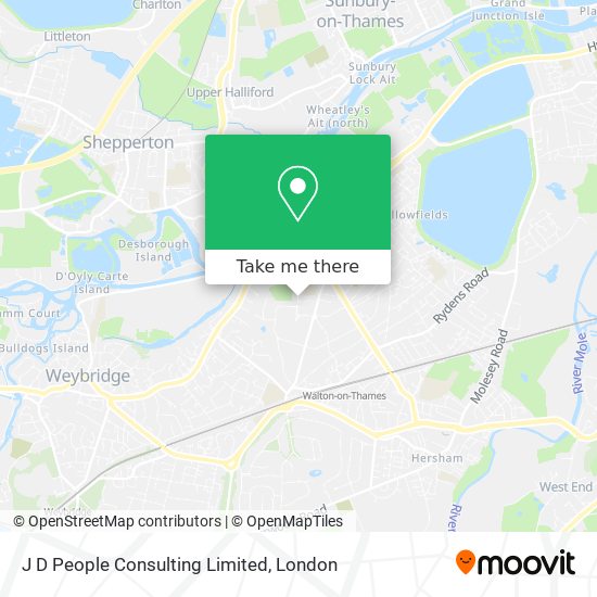 J D People Consulting Limited map