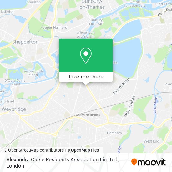 Alexandra Close Residents Association Limited map