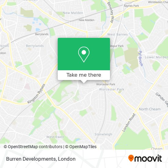 Burren Developments map